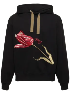 Andersson Bell   Essential flower hooded sweatshirt 