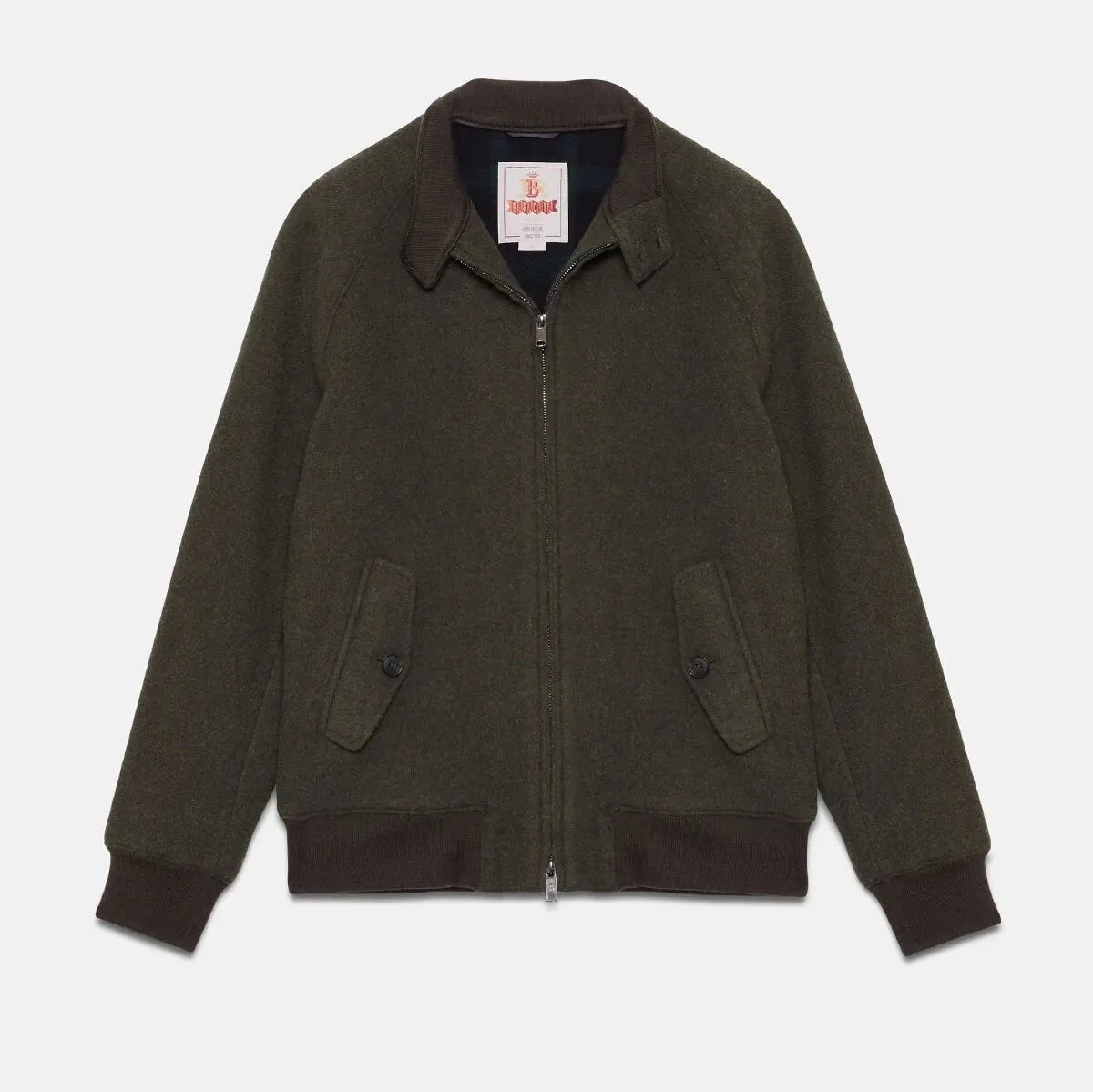 Baracuta - G9 - Harrington Jacket - Double Wool - Loden Green