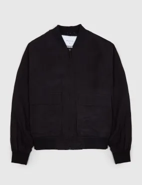 Bellfield Cres Tailored Bomber - Black