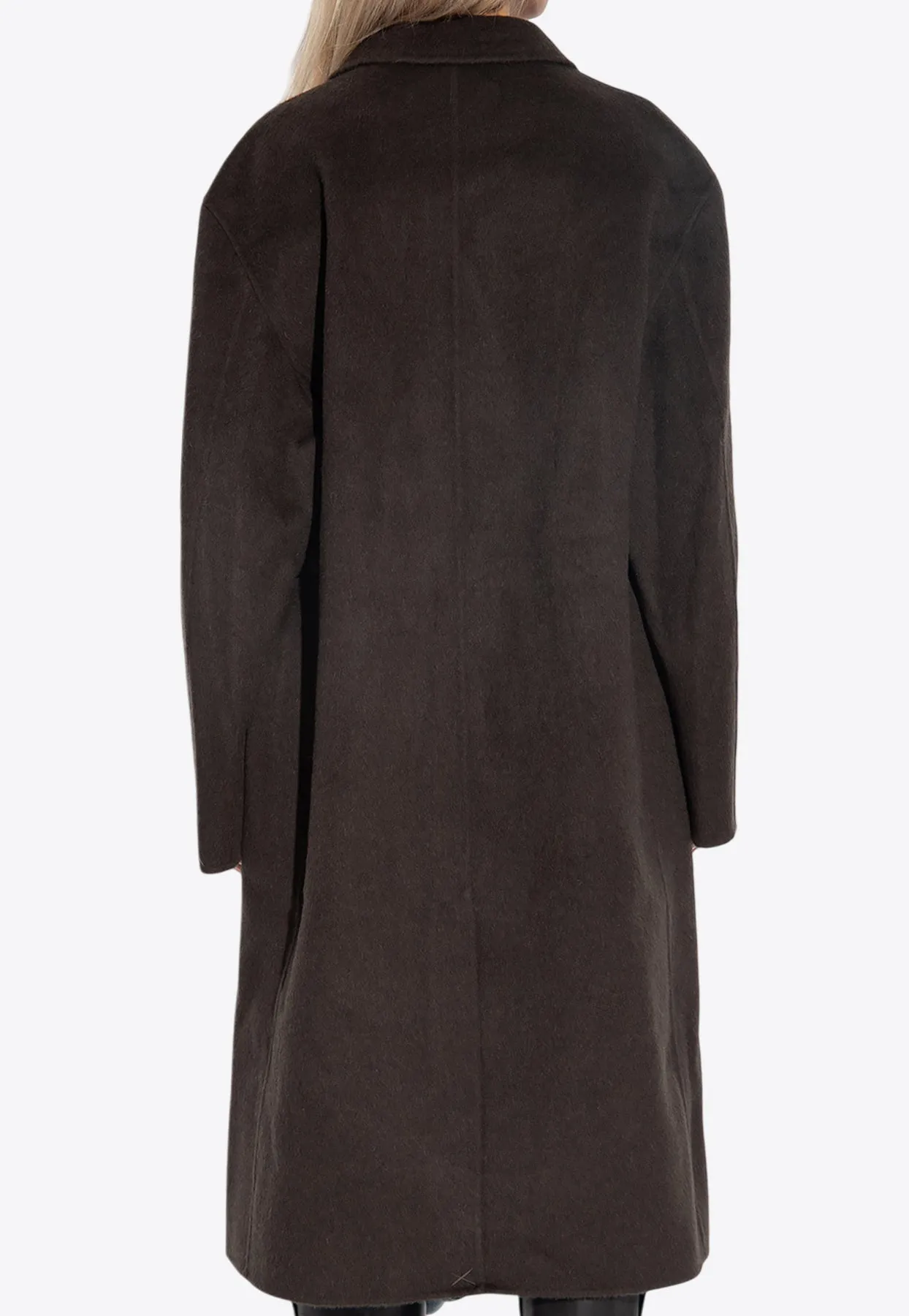 Belted Double-Breasted Wool Coat