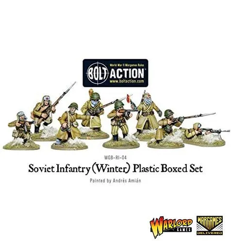 Bolt Action - Soviet Union: Soviet Winter Infantry and KV-1 Heavy Tank Set