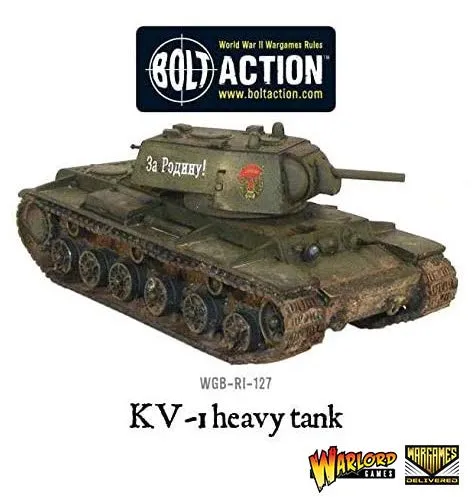 Bolt Action - Soviet Union: Soviet Winter Infantry and KV-1 Heavy Tank Set