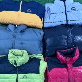 Branded Kappa Puffer Jackets