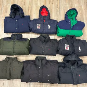 Branded Polo Ralph Lauren Puffer Jackets - 14 Pieces