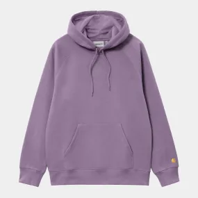 Carhartt WIP Hooded Chase Sweat - Violanda / Gold