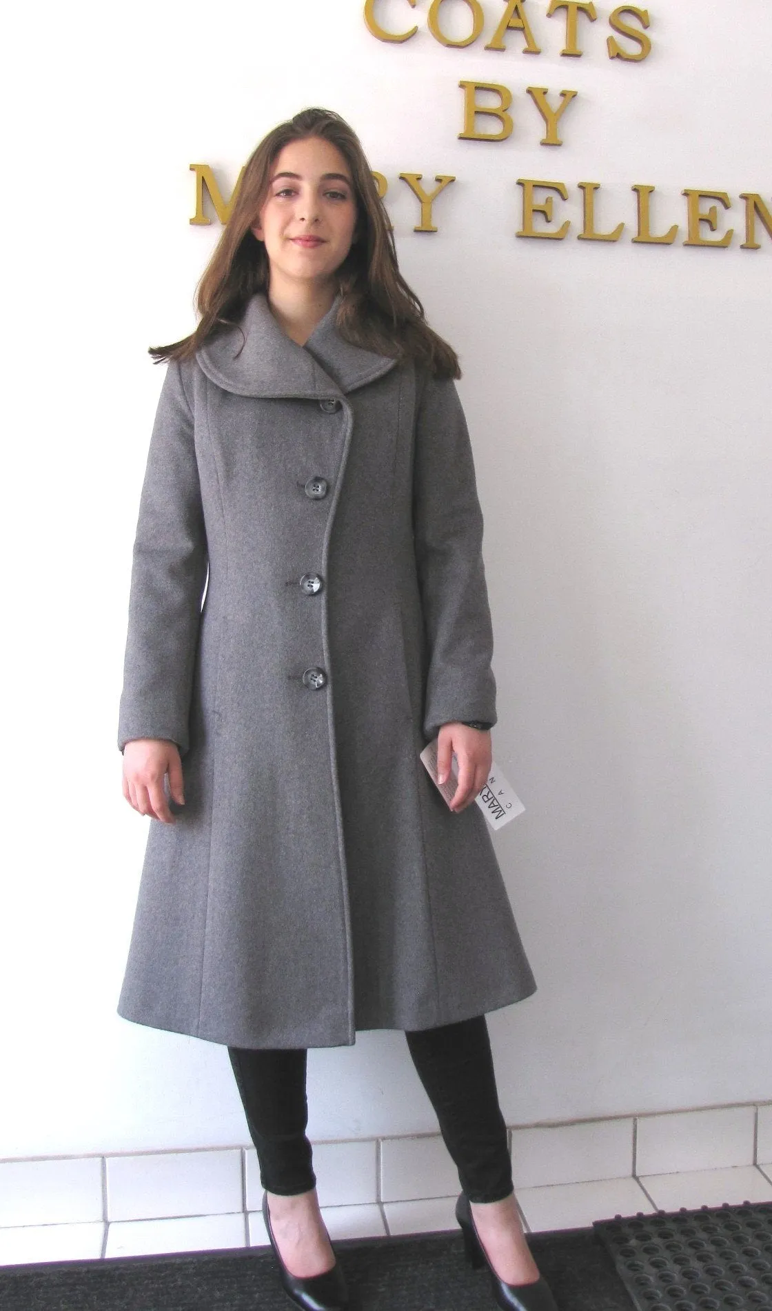 Elisabeth Fit & Flair Coat - 50% Cashmere & Wool Blend