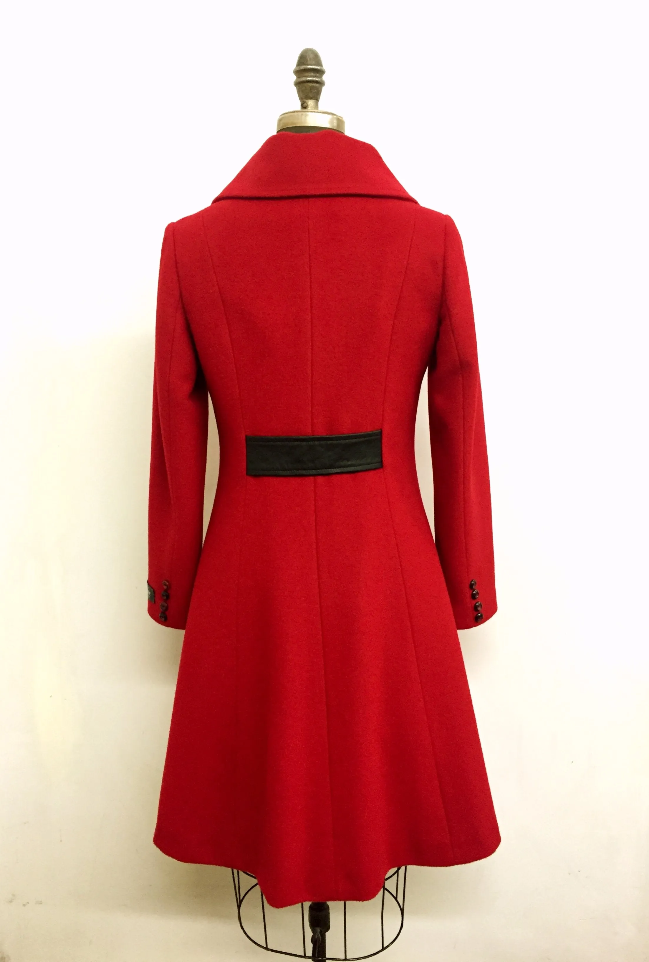 Elisabeth Fit & Flair Coat - 50% Cashmere & Wool Blend