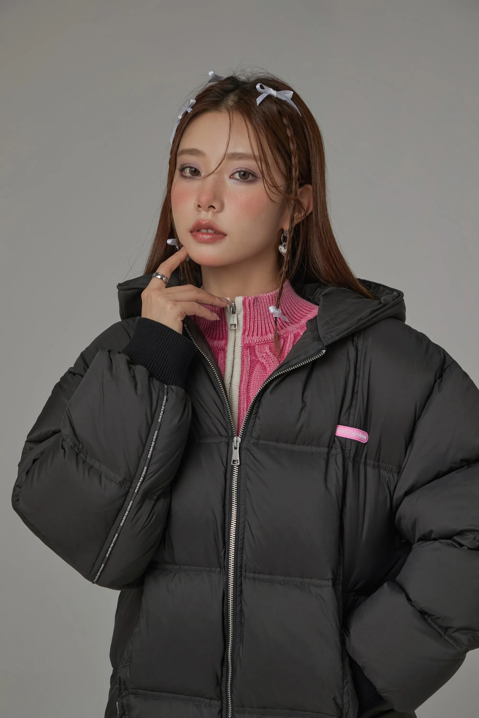 Hooded Duck Down Padded Jacket