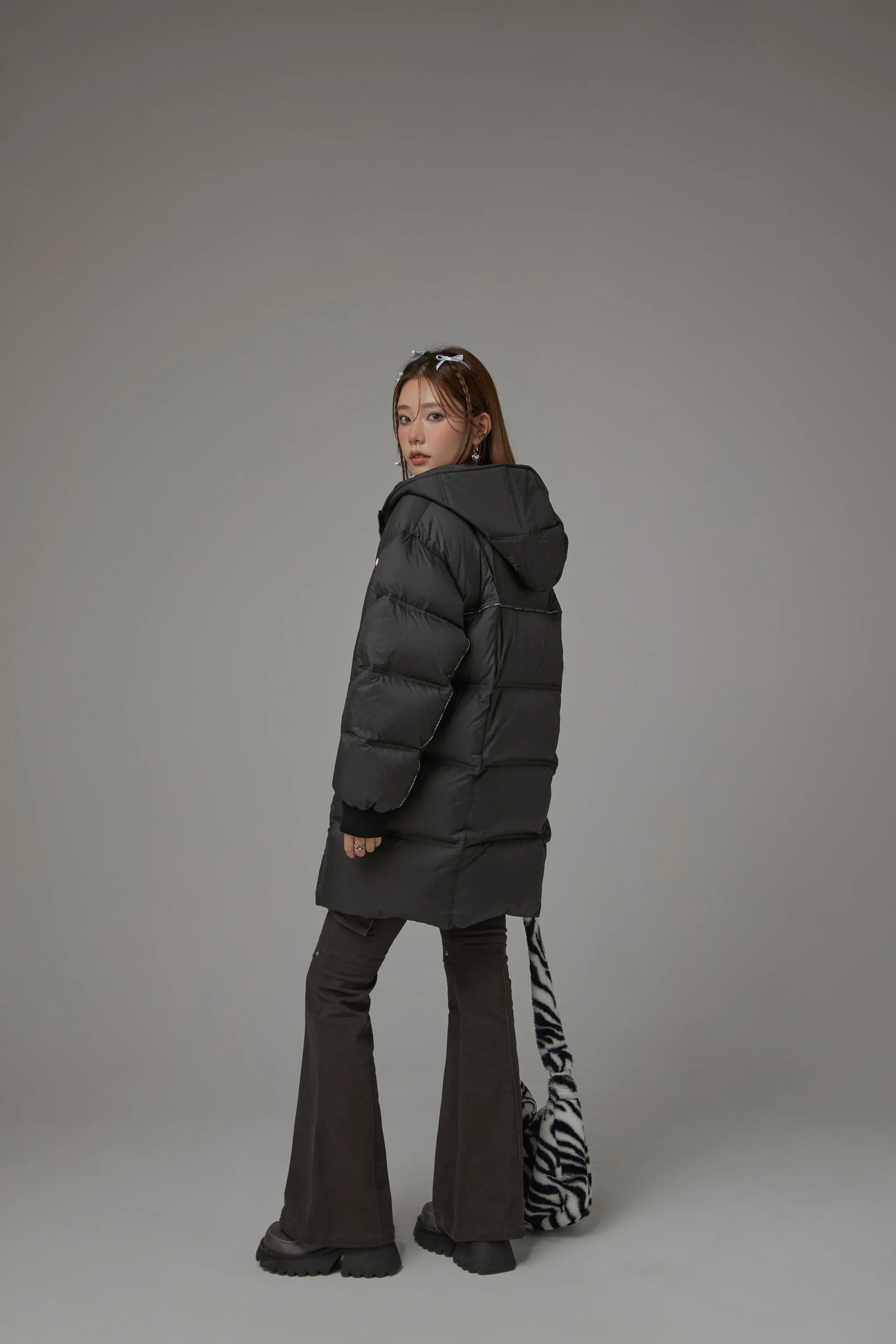 Hooded Duck Down Padded Jacket