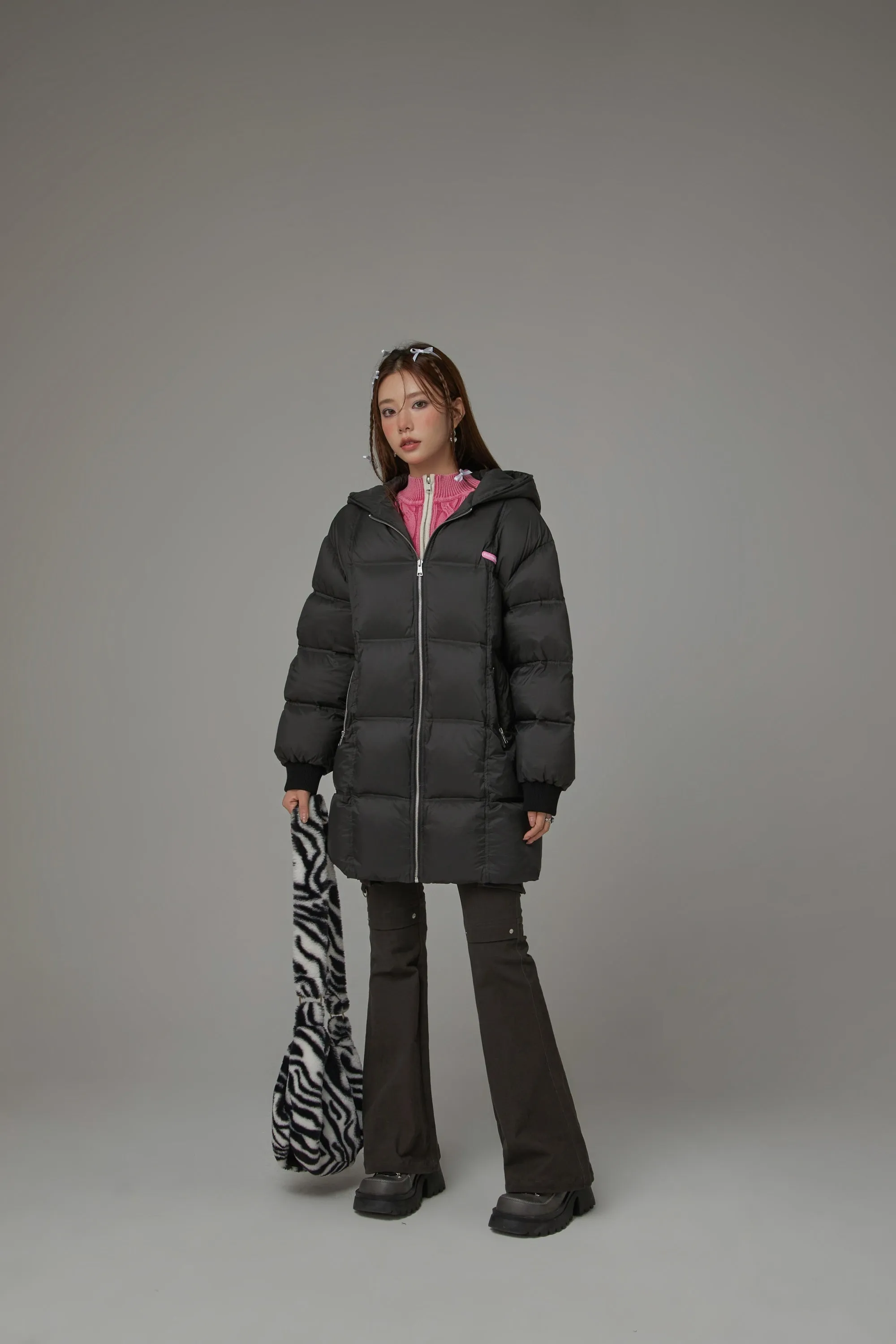 Hooded Duck Down Padded Jacket