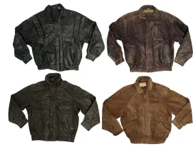 Leather Bomber Jackets(S-651)