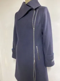 Mayfair Coat Zipper Front - 50% Cashmere & Wool Blend