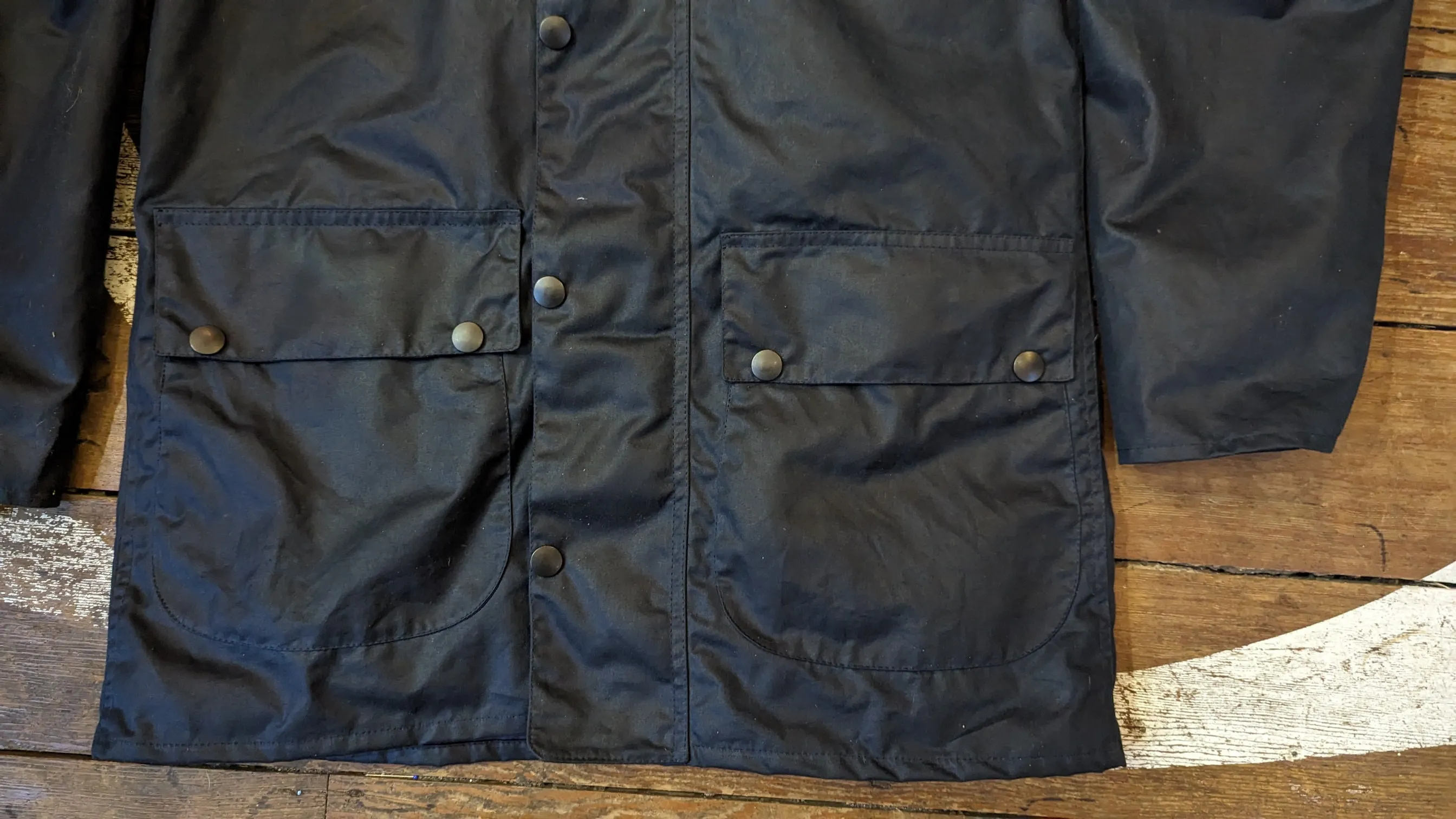 REGENT - Collins - Waxed Jacket - Midnight Blue