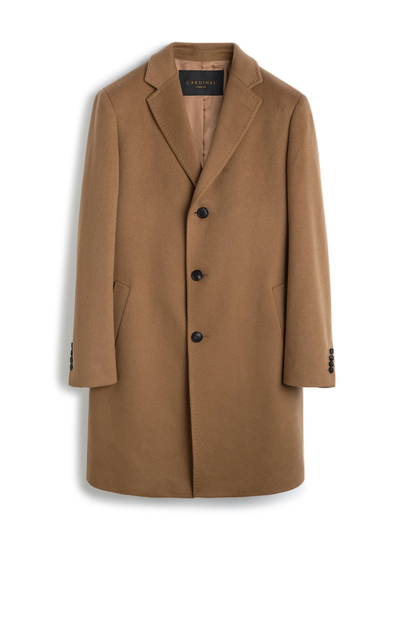 ST. PIERRE CASHMERE TOPCOAT in VICUNA