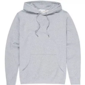 Sunspel Hooded Sweat Grey Melange