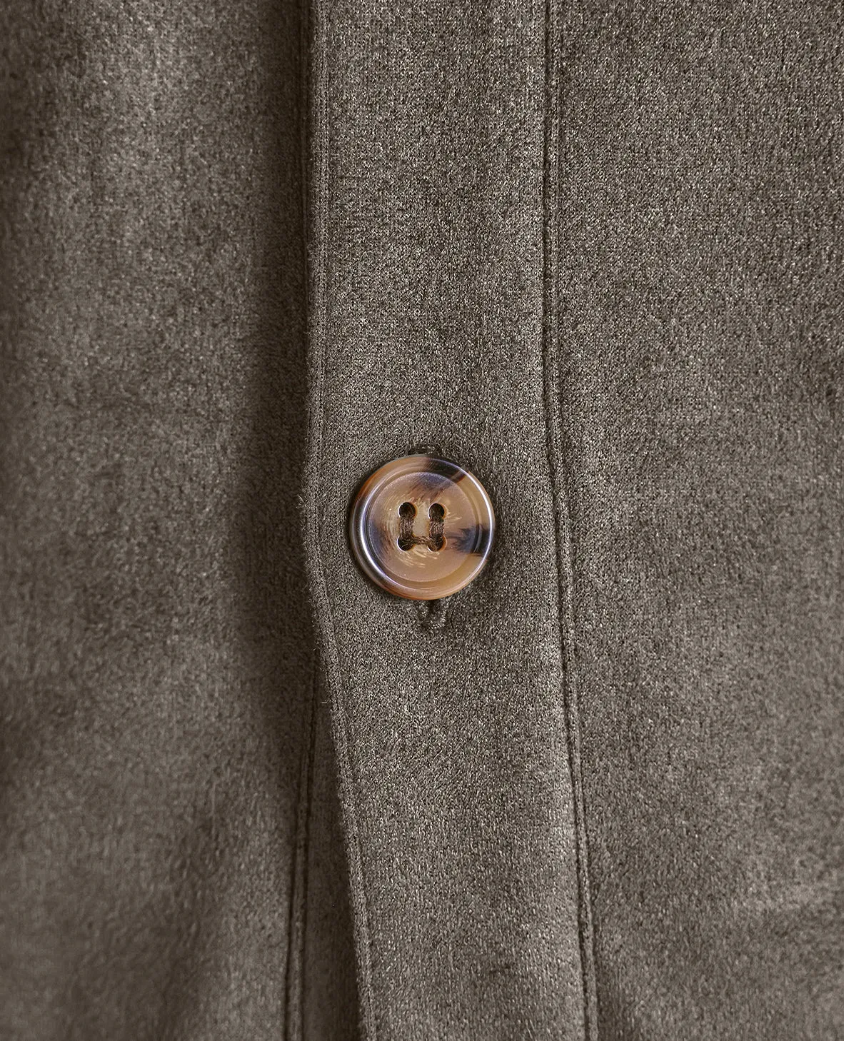 The Drummond - Microsuede Chore Jacket - Olive