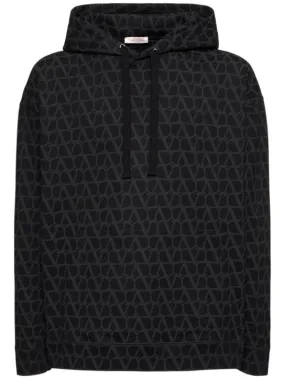 Valentino   Toile Iconographe hooded sweatshirt 