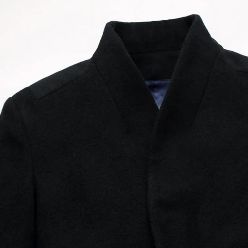 West Louis™ Formal Woolen Business-Men Overcoat